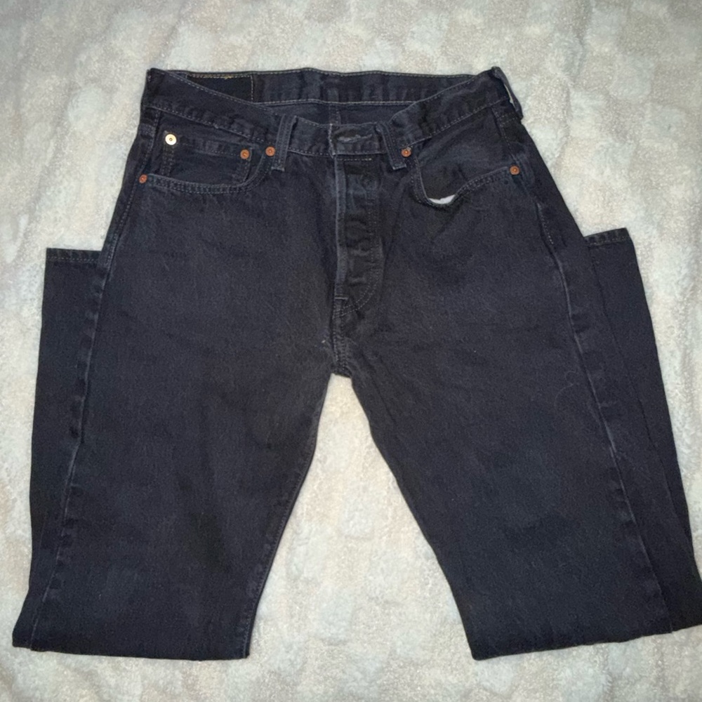 Levi's High Rise Black Women's Jeans 501